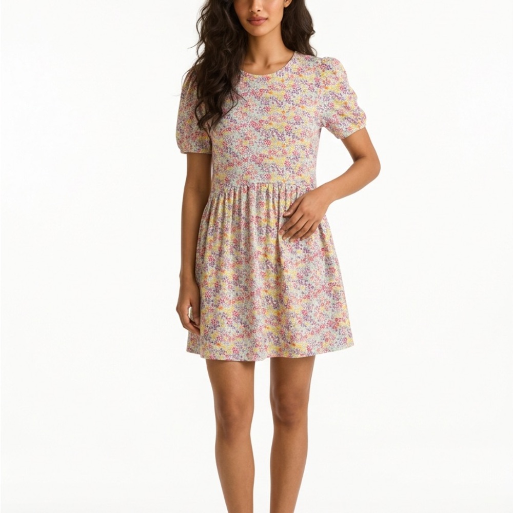 Floral Print Women's Dress Size 2XS Women’s